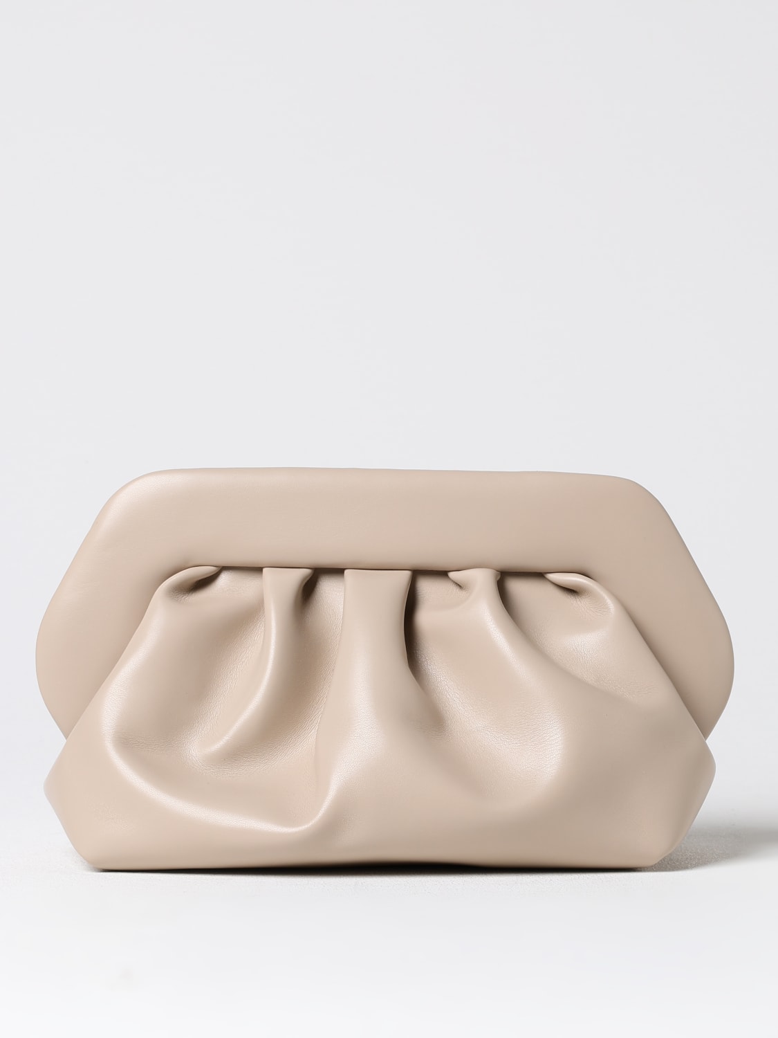 Giglio Clutch Bios Themoirè in pelle vegana