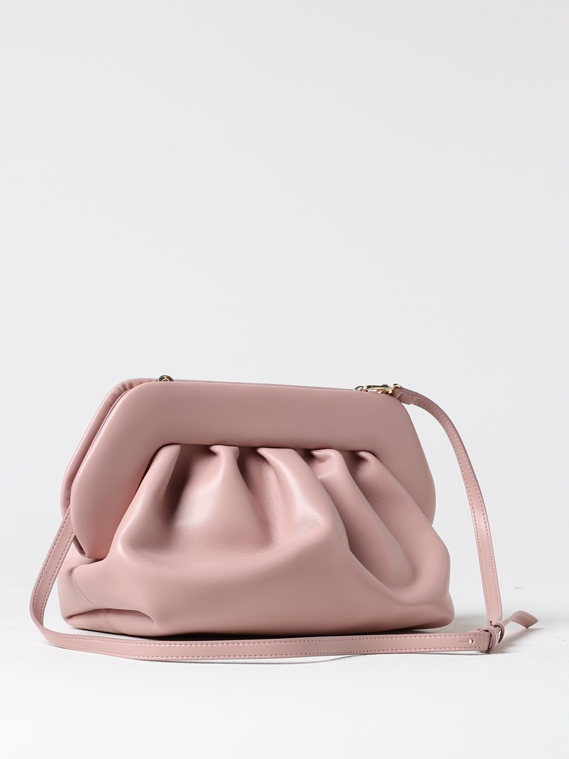 Giglio Clutch Bios Themoirè In Pelle Vegana