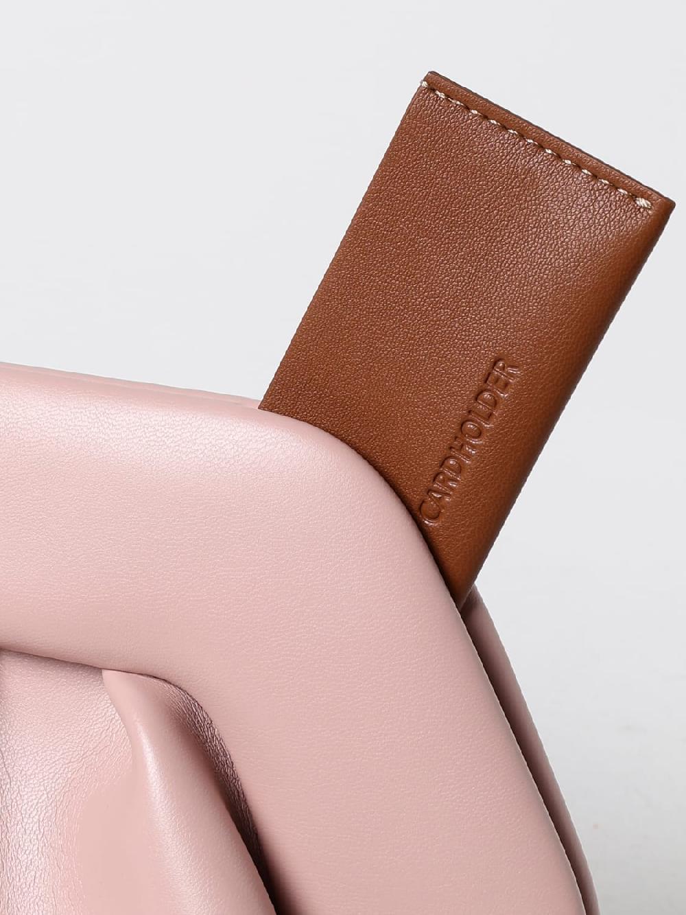 Giglio Clutch Bios Themoirè In Pelle Vegana