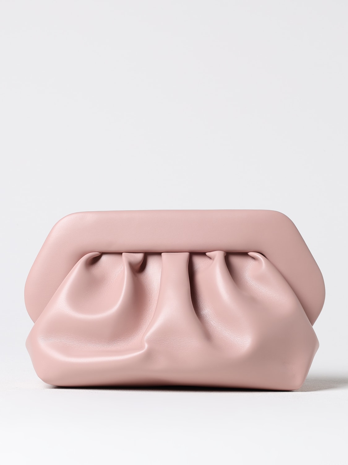 Giglio Clutch Bios Themoirè in pelle vegana