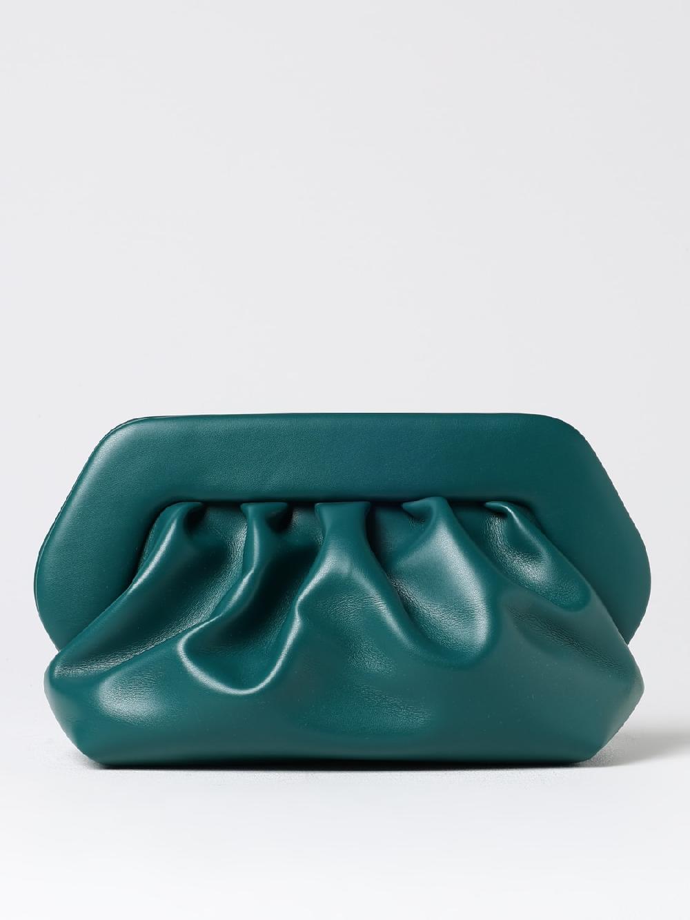 Giglio Clutch Bios Themoirè in pelle vegana