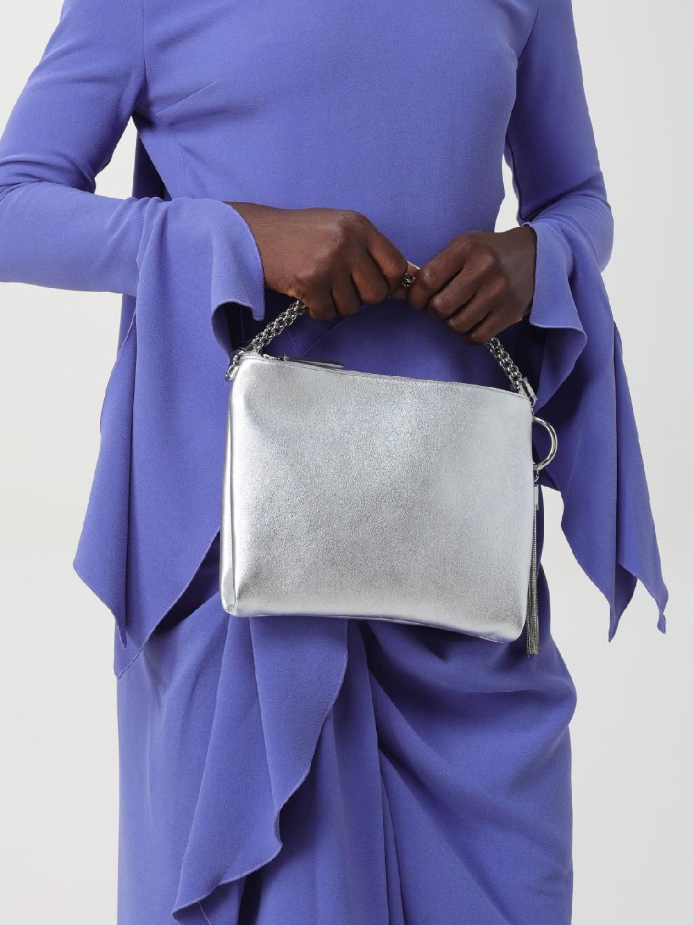Giglio Clutch Callie Jimmy Choo In Pelle Laminata
