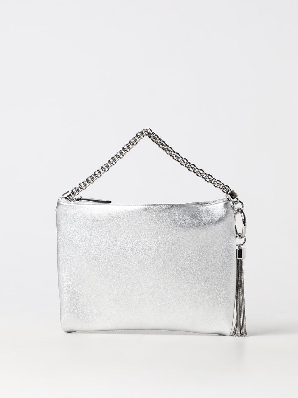 Giglio Clutch Callie Jimmy Choo in pelle laminata