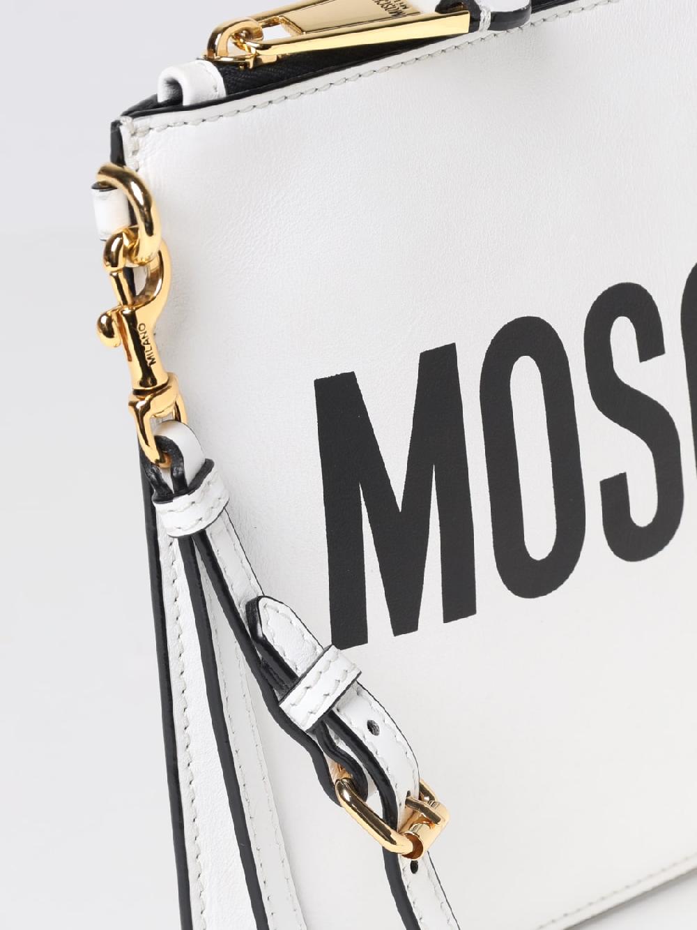 Giglio Clutch Con Logo Moschino Couture