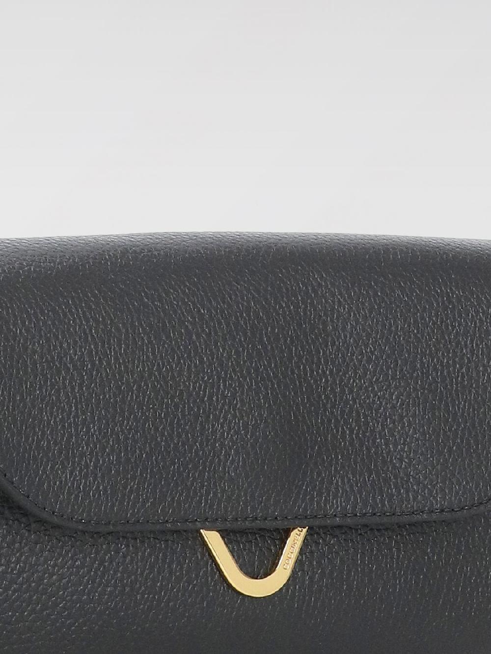 Giglio Clutch Dew Coccinelle In Pelle A Grana