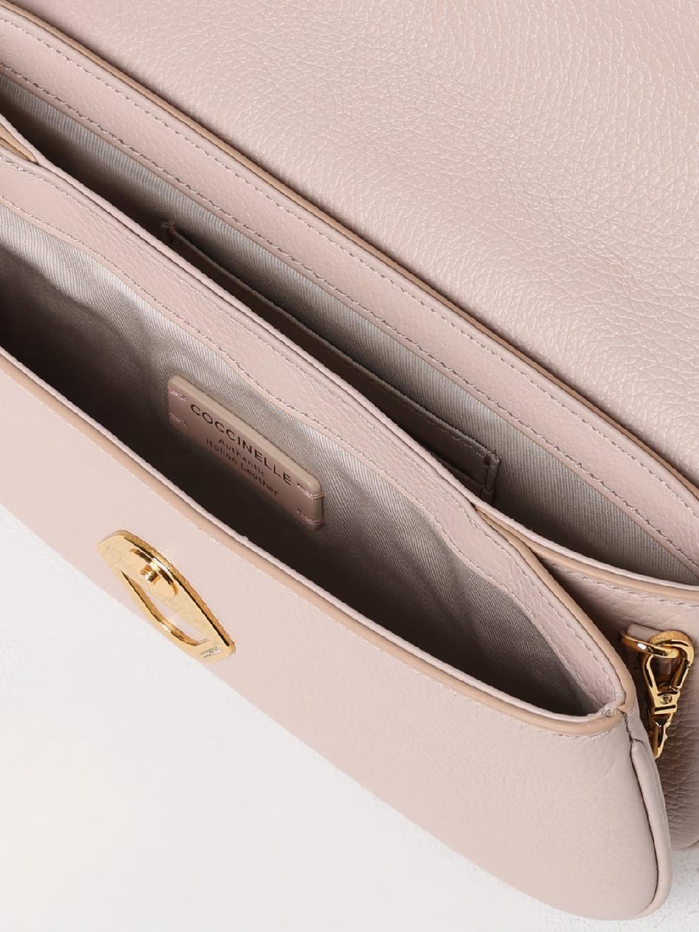Giglio Clutch Dew Coccinelle In Pelle A Grana