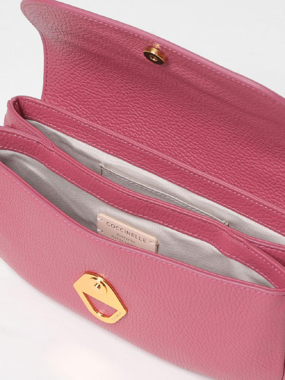 Giglio Clutch Dew Coccinelle In Pelle A Grana