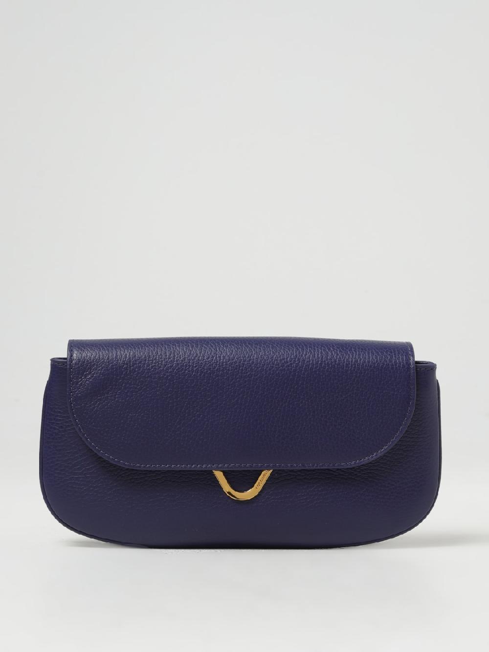 Giglio Clutch Dew Coccinelle in pelle a grana