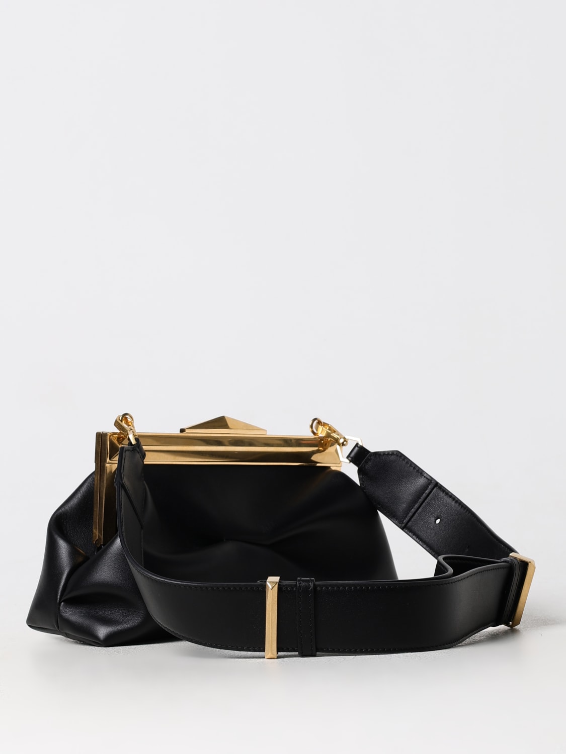 Giglio Clutch Diamond Frame Jimmy Choo In Nappa