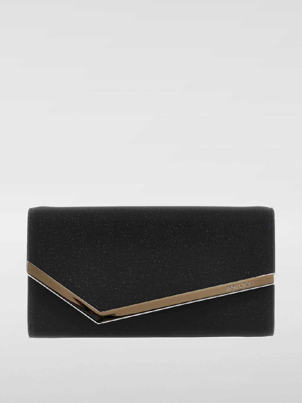 Giglio Clutch Emmie Jimmy Choo in tessuto lamè