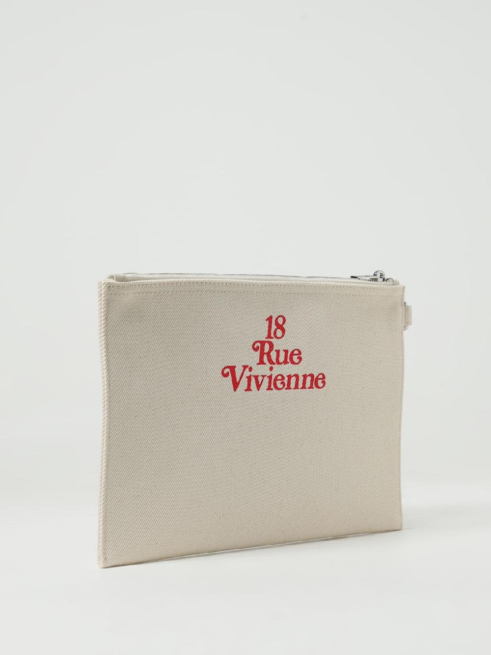 Giglio Clutch Kenzo In Canvas Con Logo