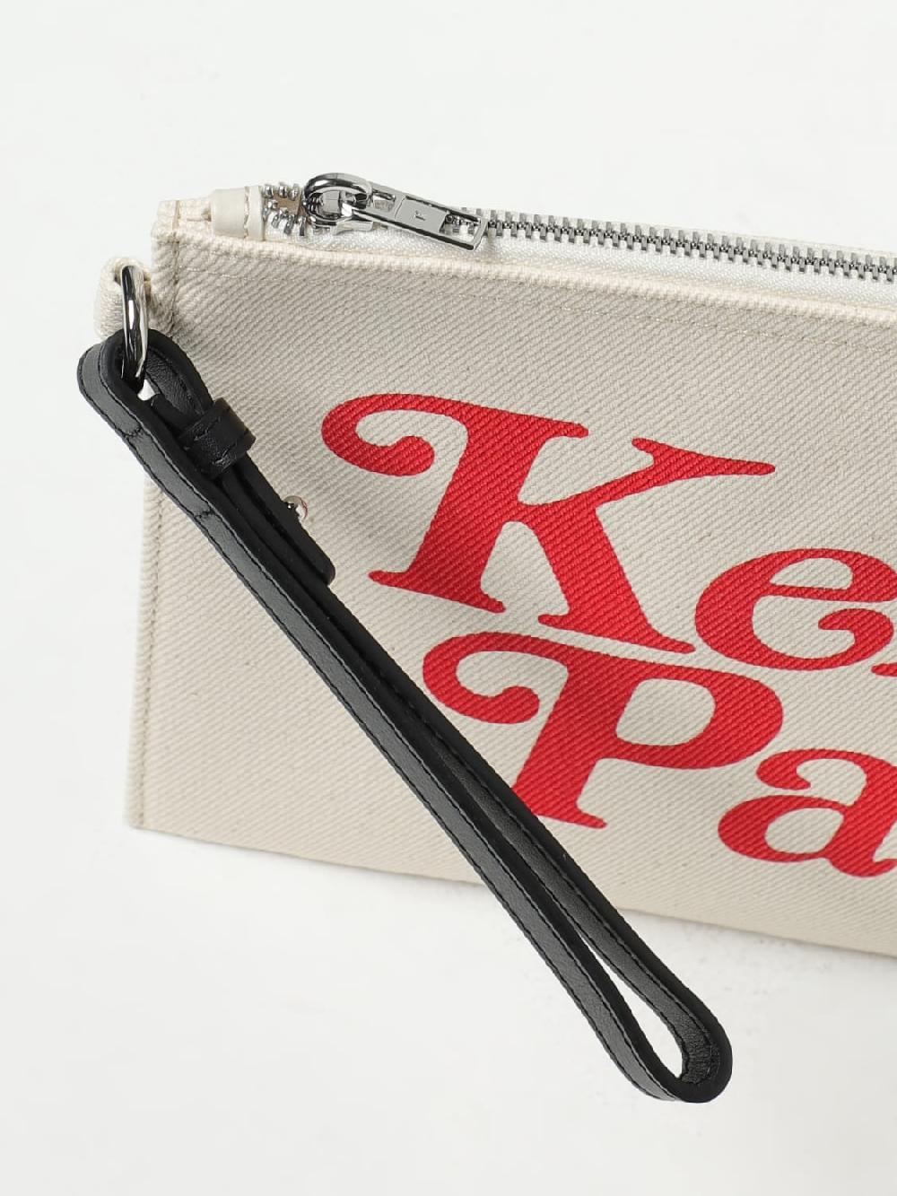 Giglio Clutch Kenzo In Canvas Con Logo