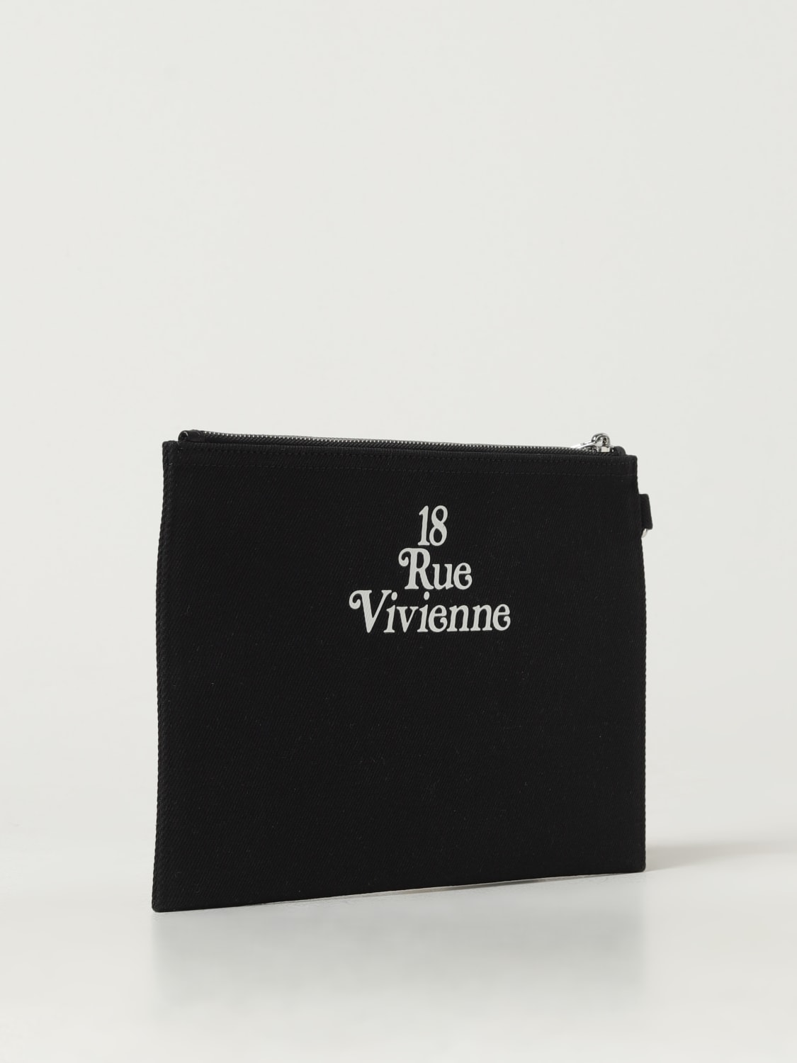 Giglio Clutch Kenzo In Canvas Con Logo