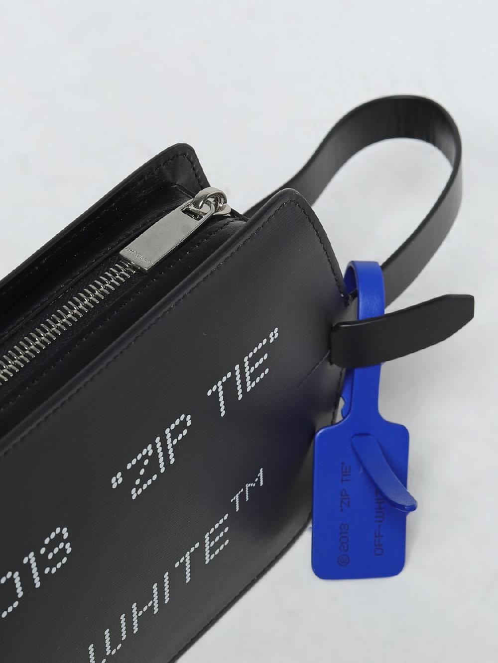 Giglio Clutch Off-White In Pelle
