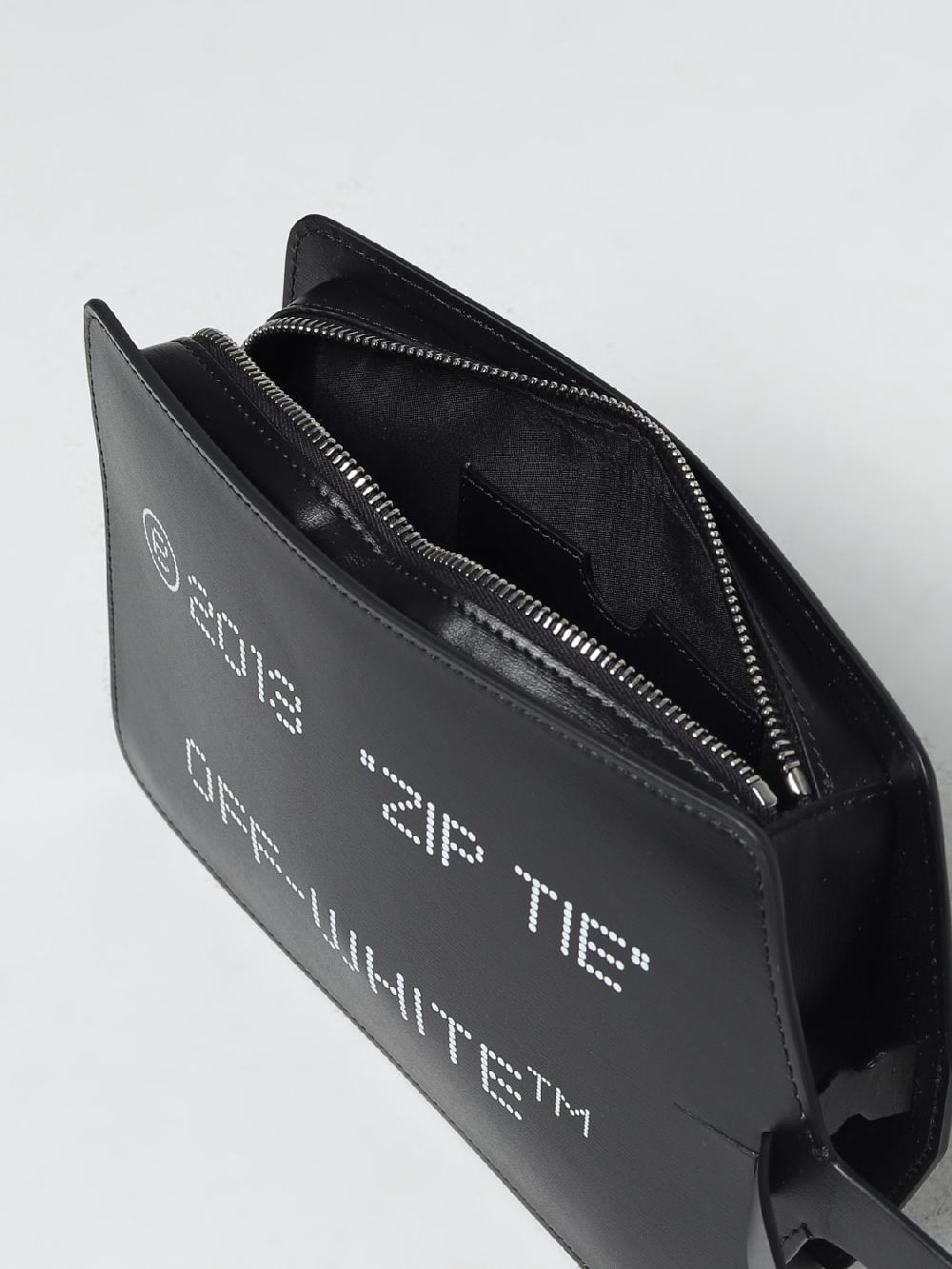 Giglio Clutch Off-White In Pelle