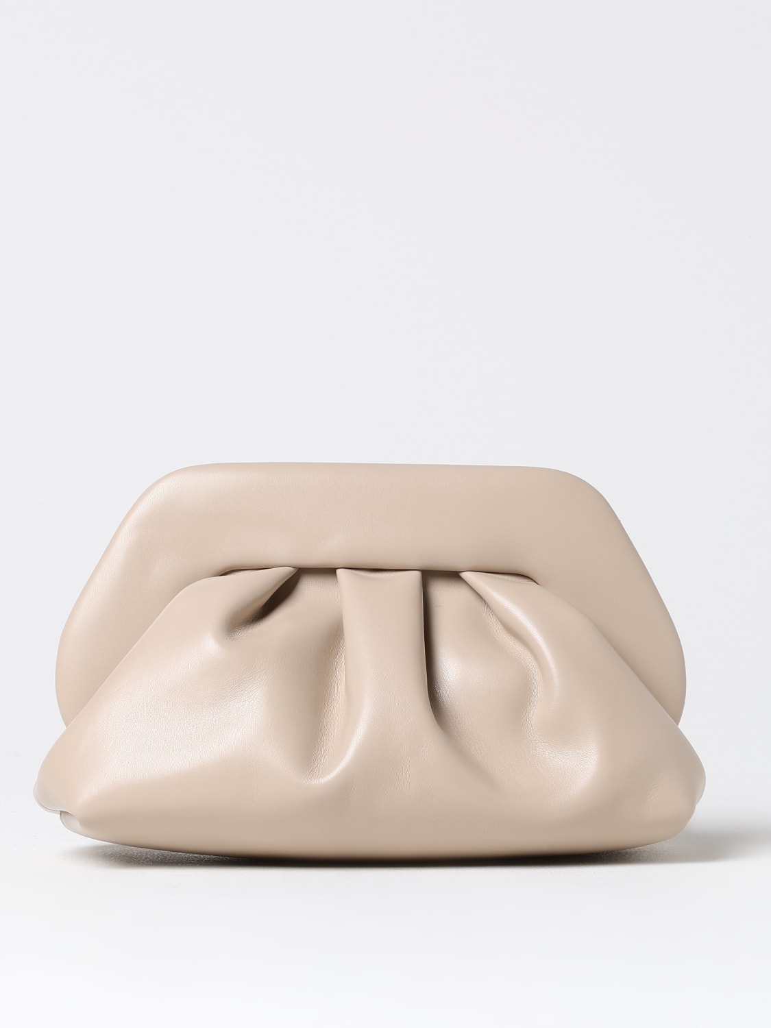 Giglio Clutch Tia Themoirè in pelle vegana