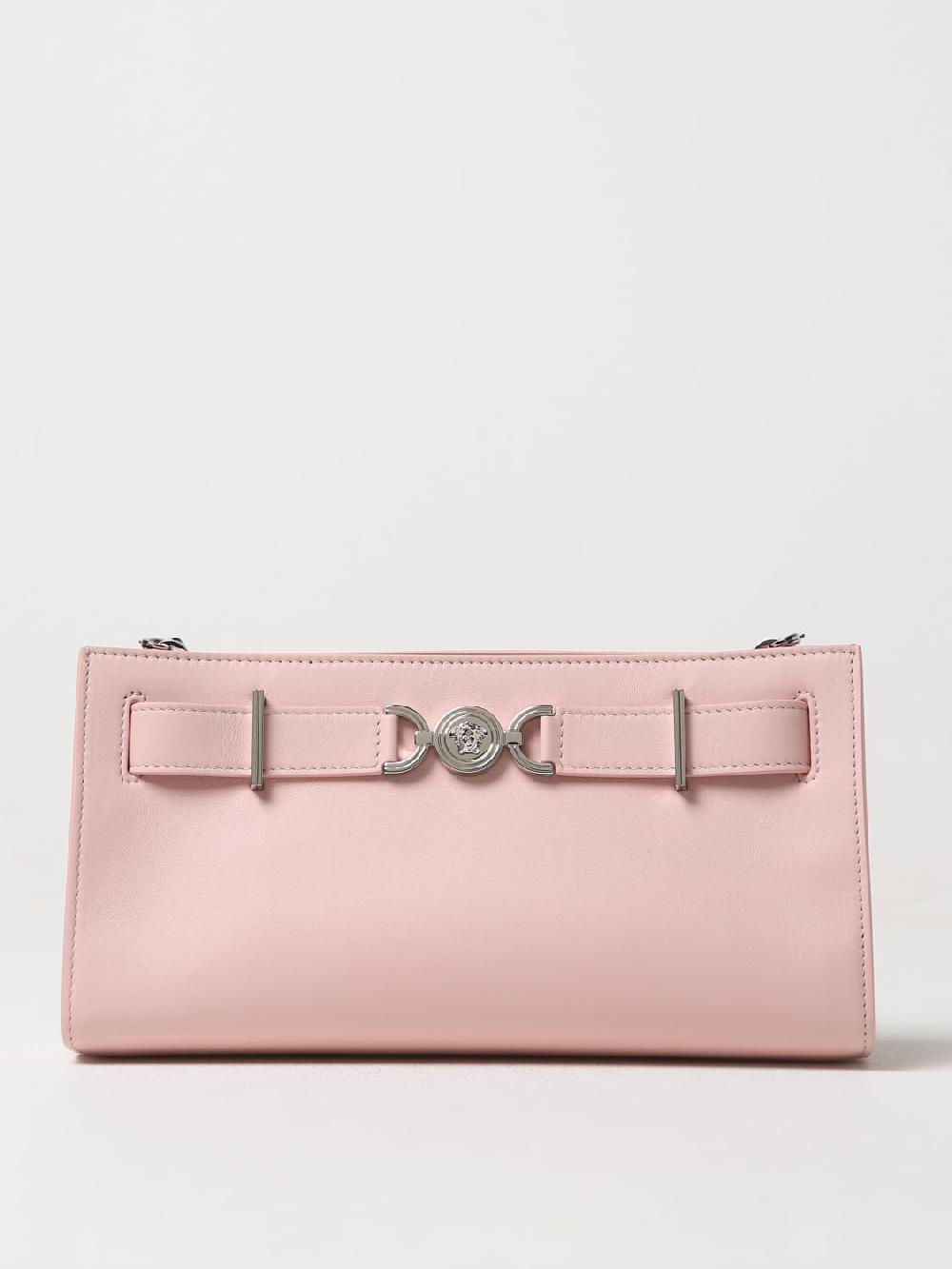 Giglio Clutch Versace in pelle