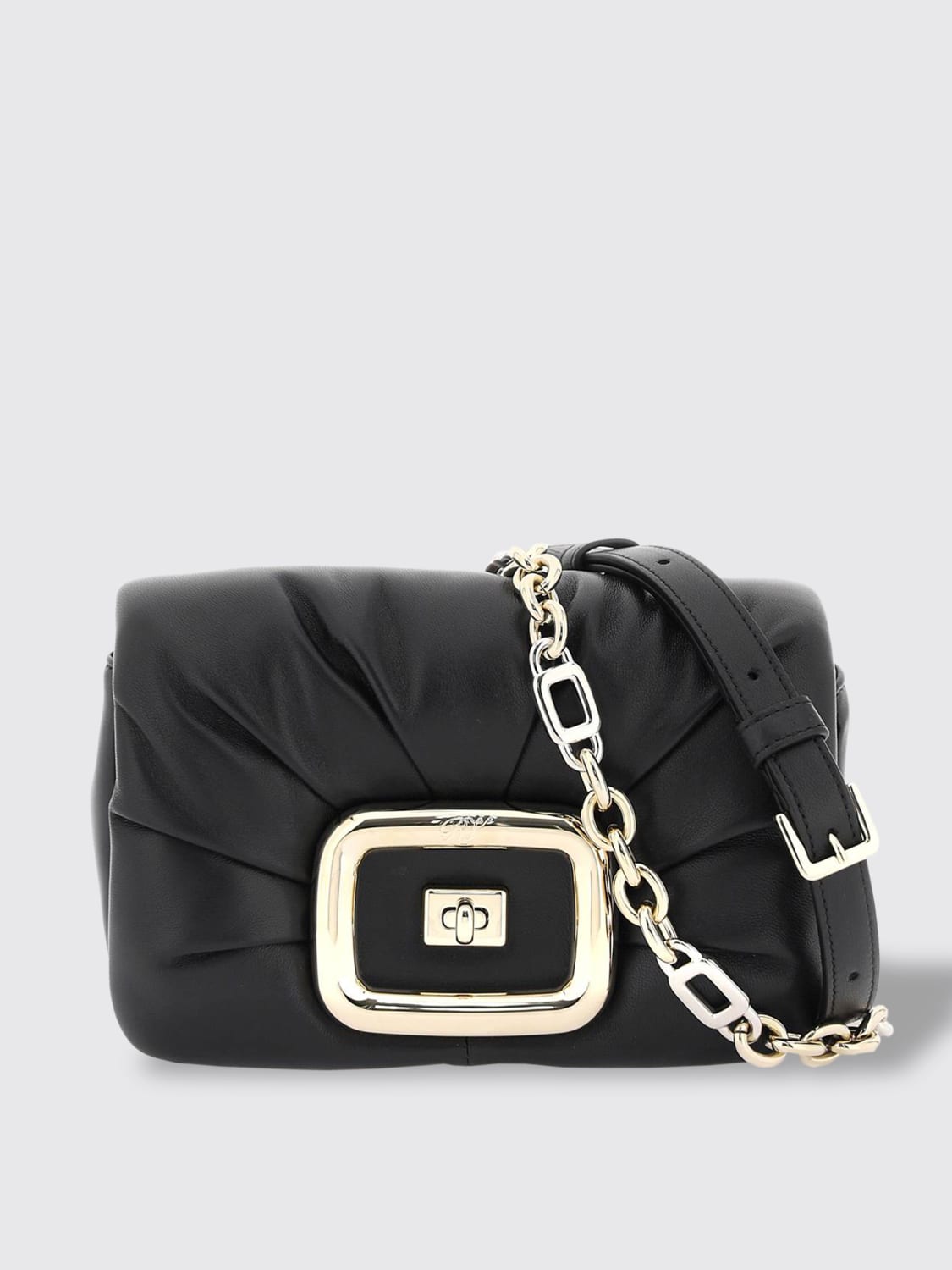 Giglio Clutch Viv' Choc mini Roger Vivier in nappa