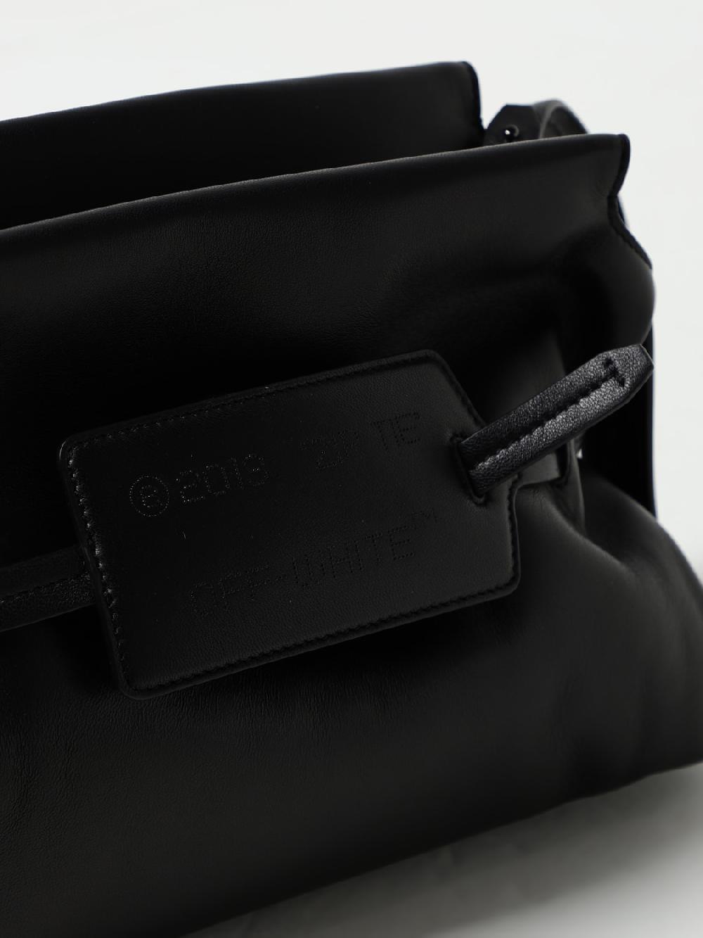 Giglio Clutch Zip Tie Off-White In Nappa