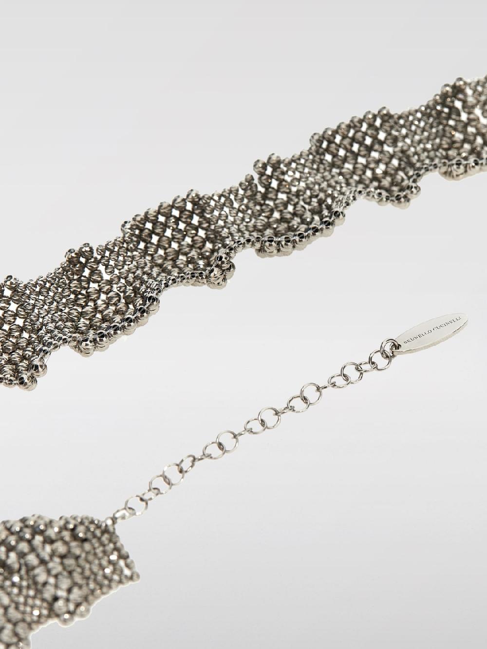 Giglio Collana Brunello Cucinelli In Argento 925