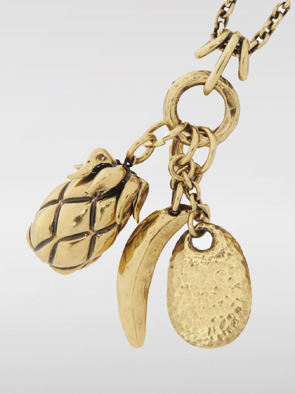 Giglio Collana Chloè In Ottone Con Ciondoli