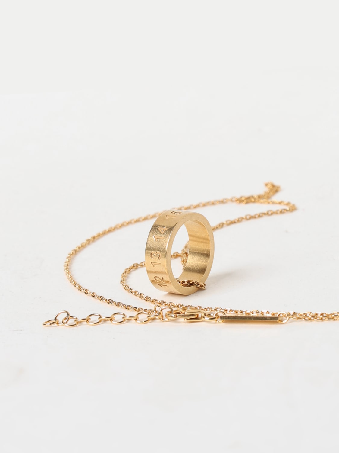Giglio Collana Con Anello Inciso Maison Margiela