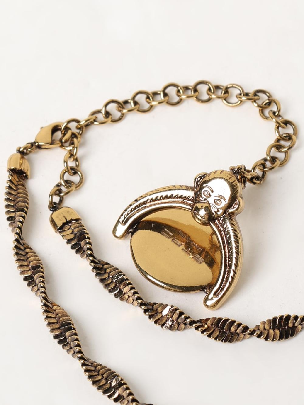 Giglio Collana Etro In Ottone Con Ciondolo