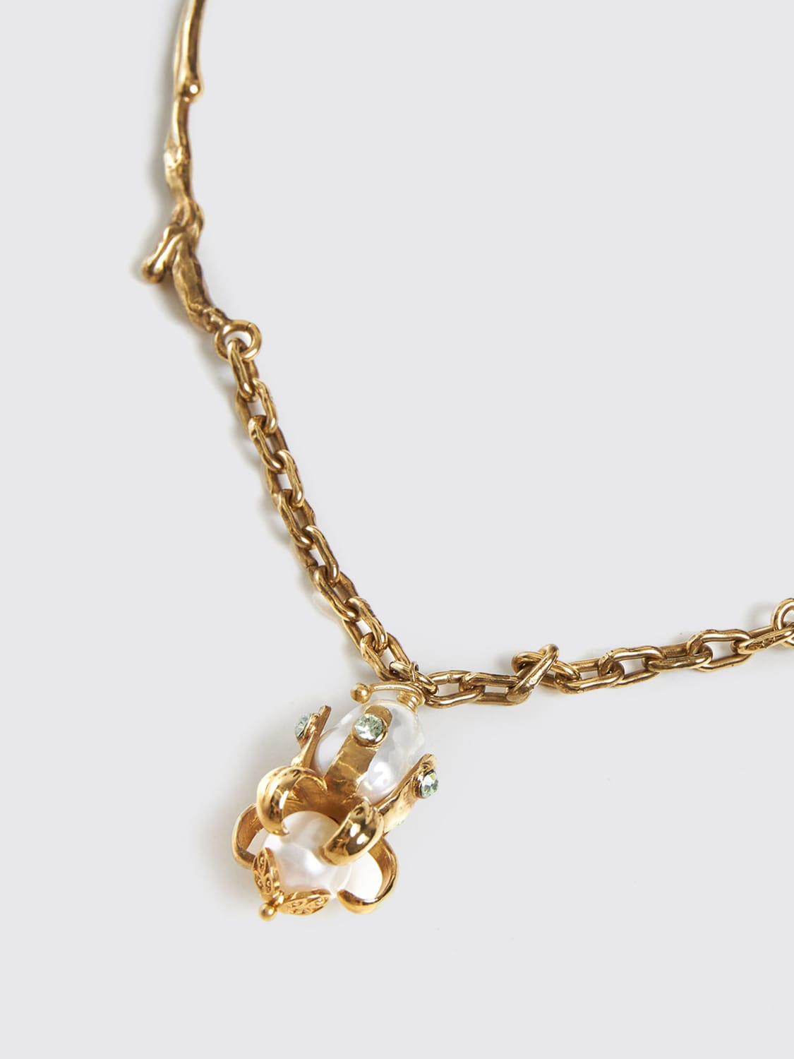 Giglio Collana Marni In Ottone Con Ciondolo