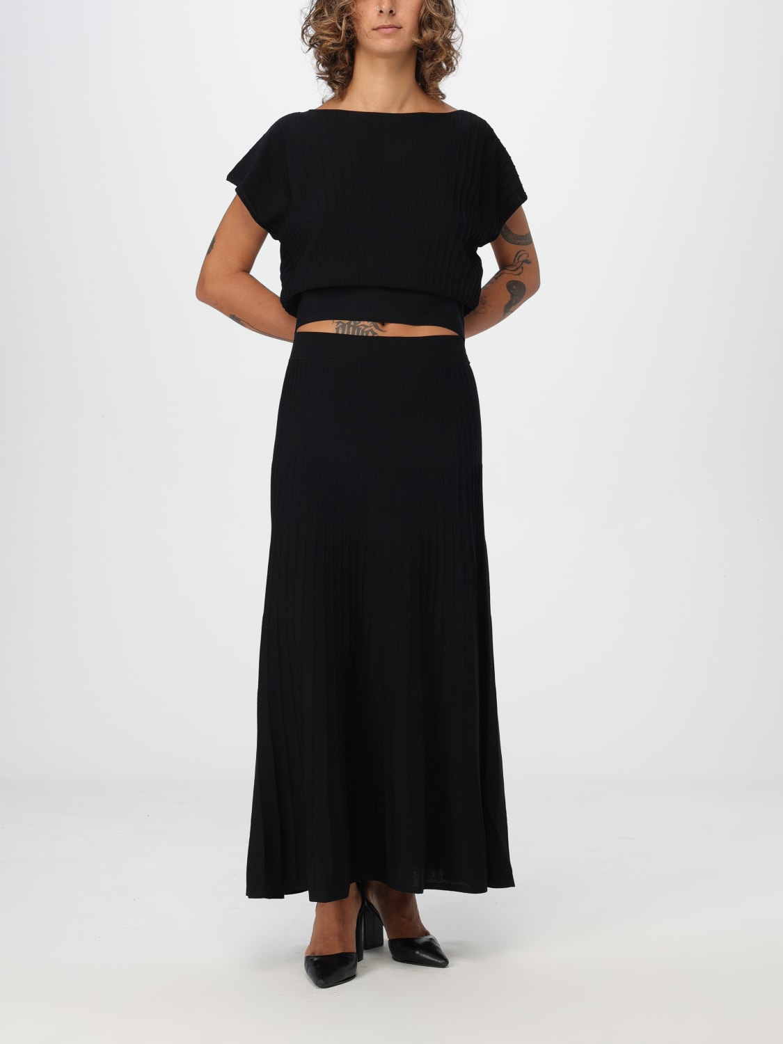 Giglio Completo Twinset In Misto Viscosa