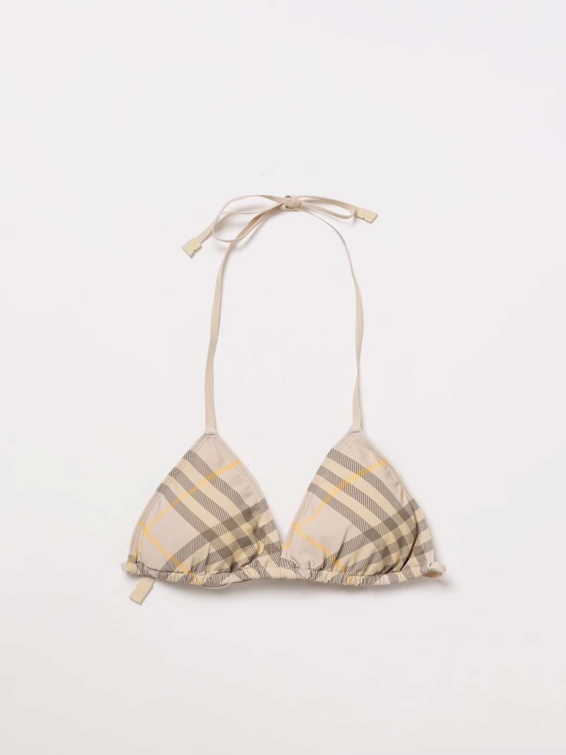 Giglio Costume Bikini Top Burberry Check