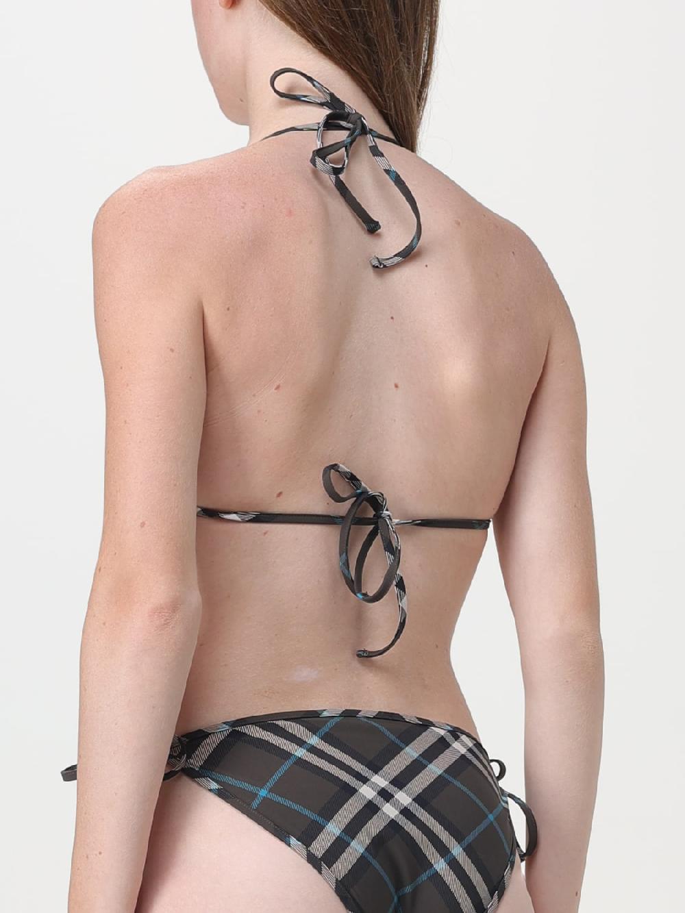 Giglio Costume Bikini Top Burberry Check