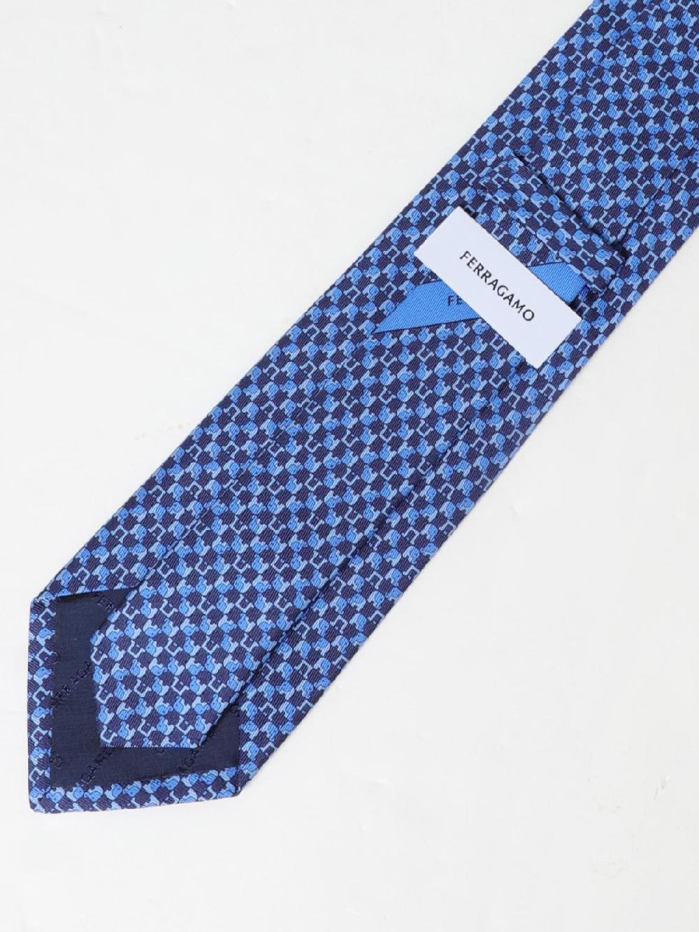 Giglio Cravatta Ferragamo In Seta Jacquard