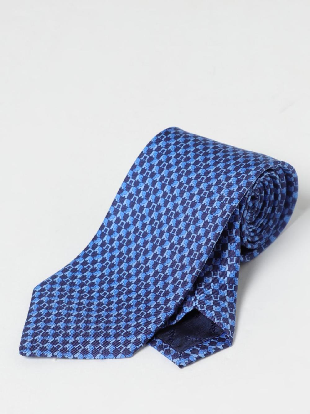 Giglio Cravatta Ferragamo in seta jacquard