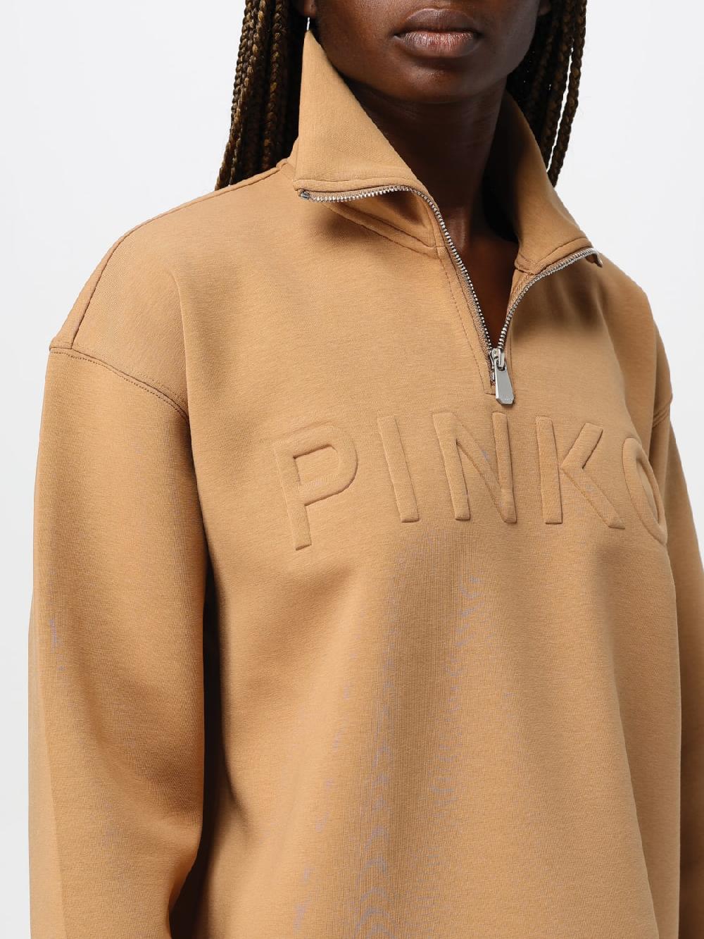 Giglio Felpa A Collo Alto Con Zip Pinko