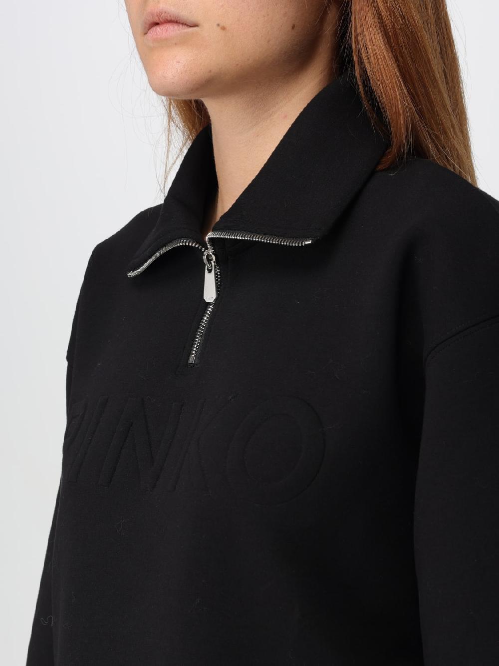 Giglio Felpa A Collo Alto Con Zip Pinko