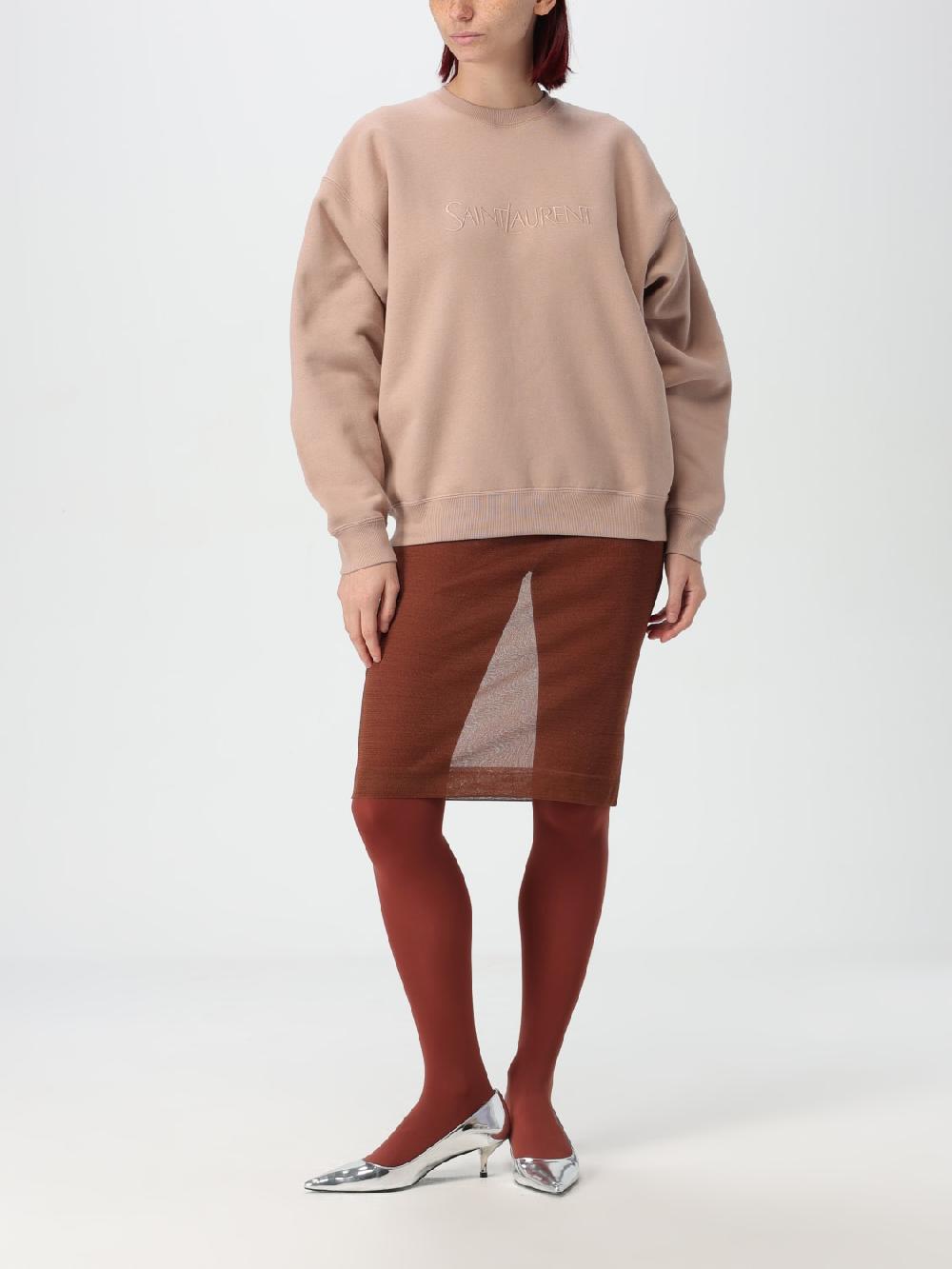 Giglio Felpa A Girocollo Saint Laurent