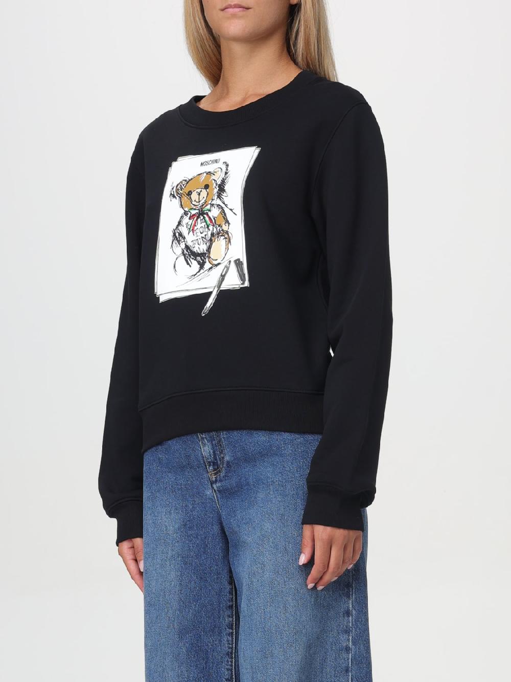 Giglio Felpa A Girocollo Teddy Moschino Couture