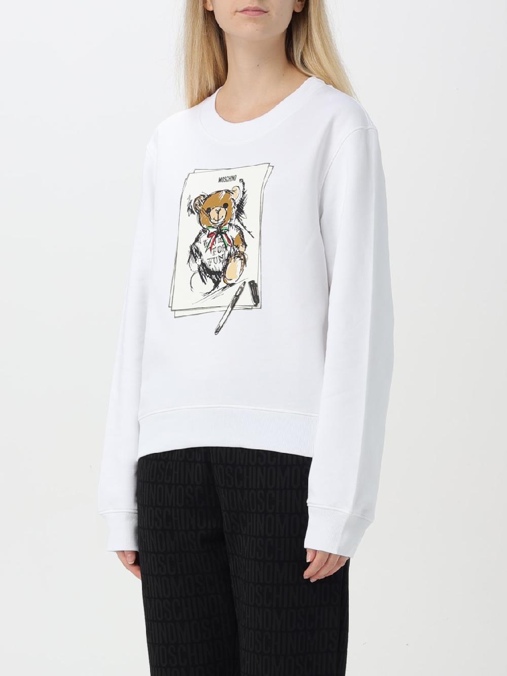 Giglio Felpa A Girocollo Teddy Moschino Couture