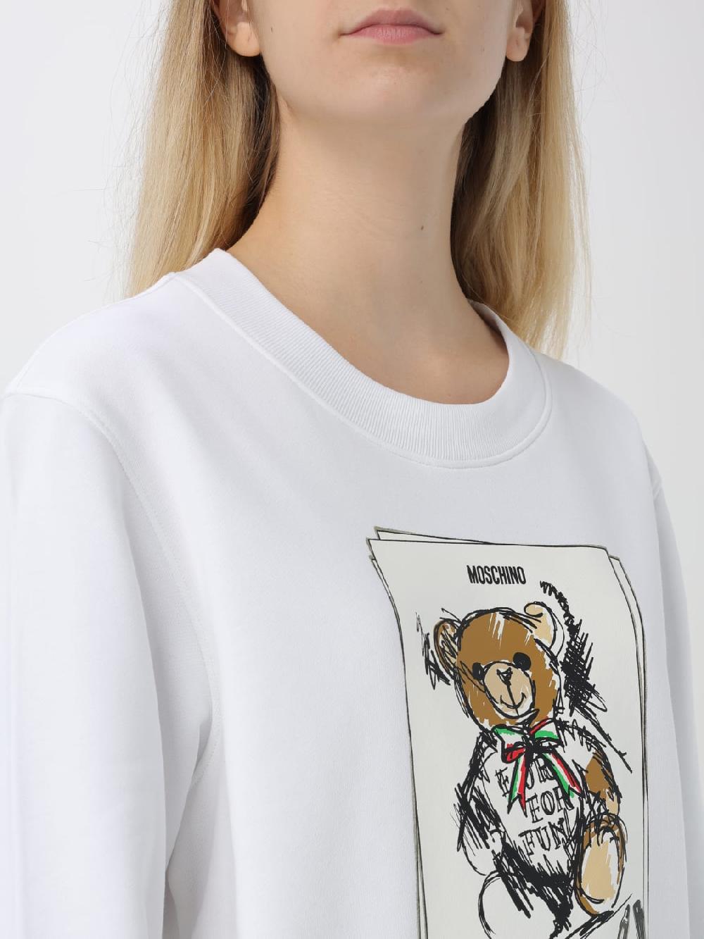 Giglio Felpa A Girocollo Teddy Moschino Couture