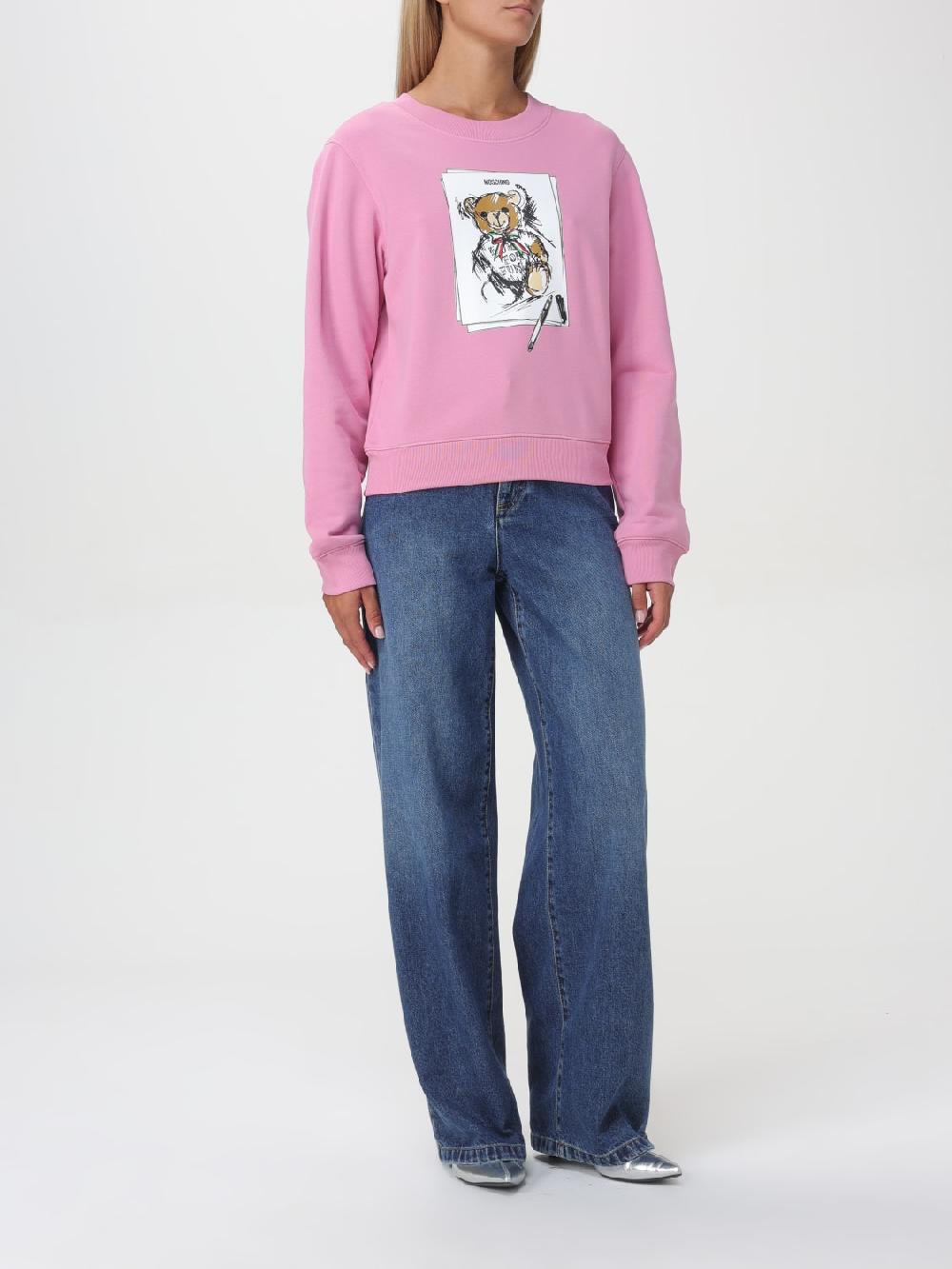 Giglio Felpa A Girocollo Teddy Moschino Couture