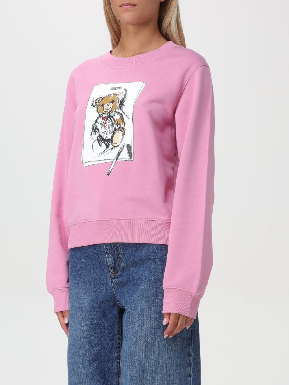 Giglio Felpa A Girocollo Teddy Moschino Couture