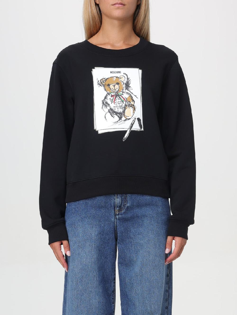 Giglio Felpa a girocollo Teddy Moschino Couture