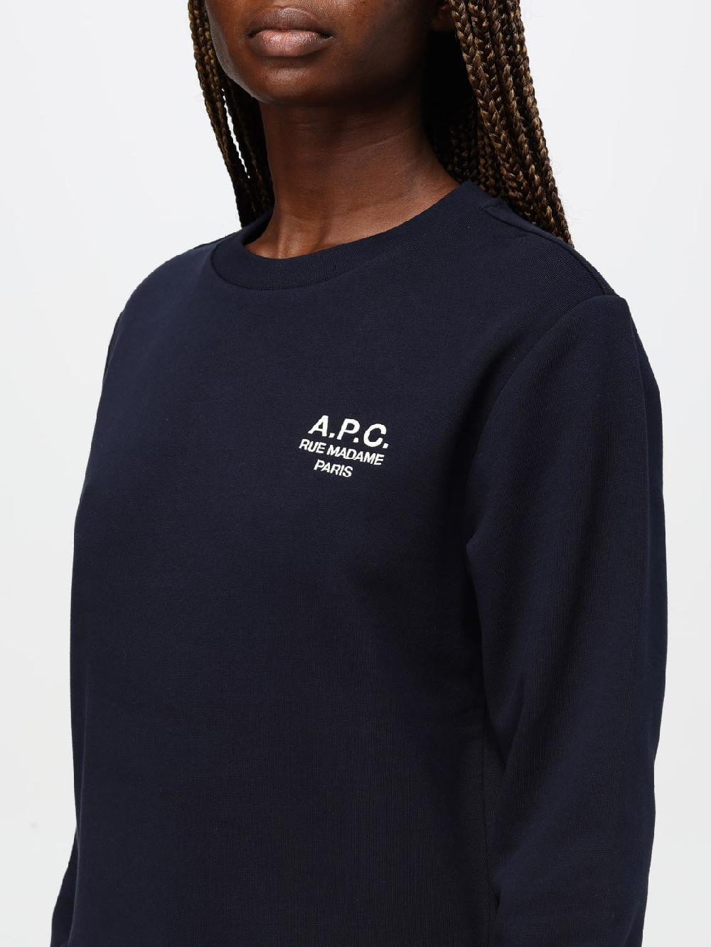 Giglio Felpa A.P.C. In Cotone Con Logo