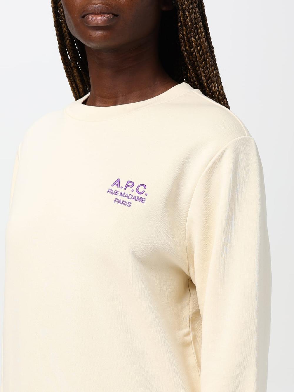 Giglio Felpa A.P.C. In Cotone Con Logo