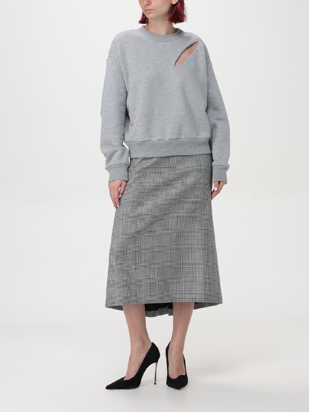Giglio Felpa Alexander McQueen In Cotone Cut-out