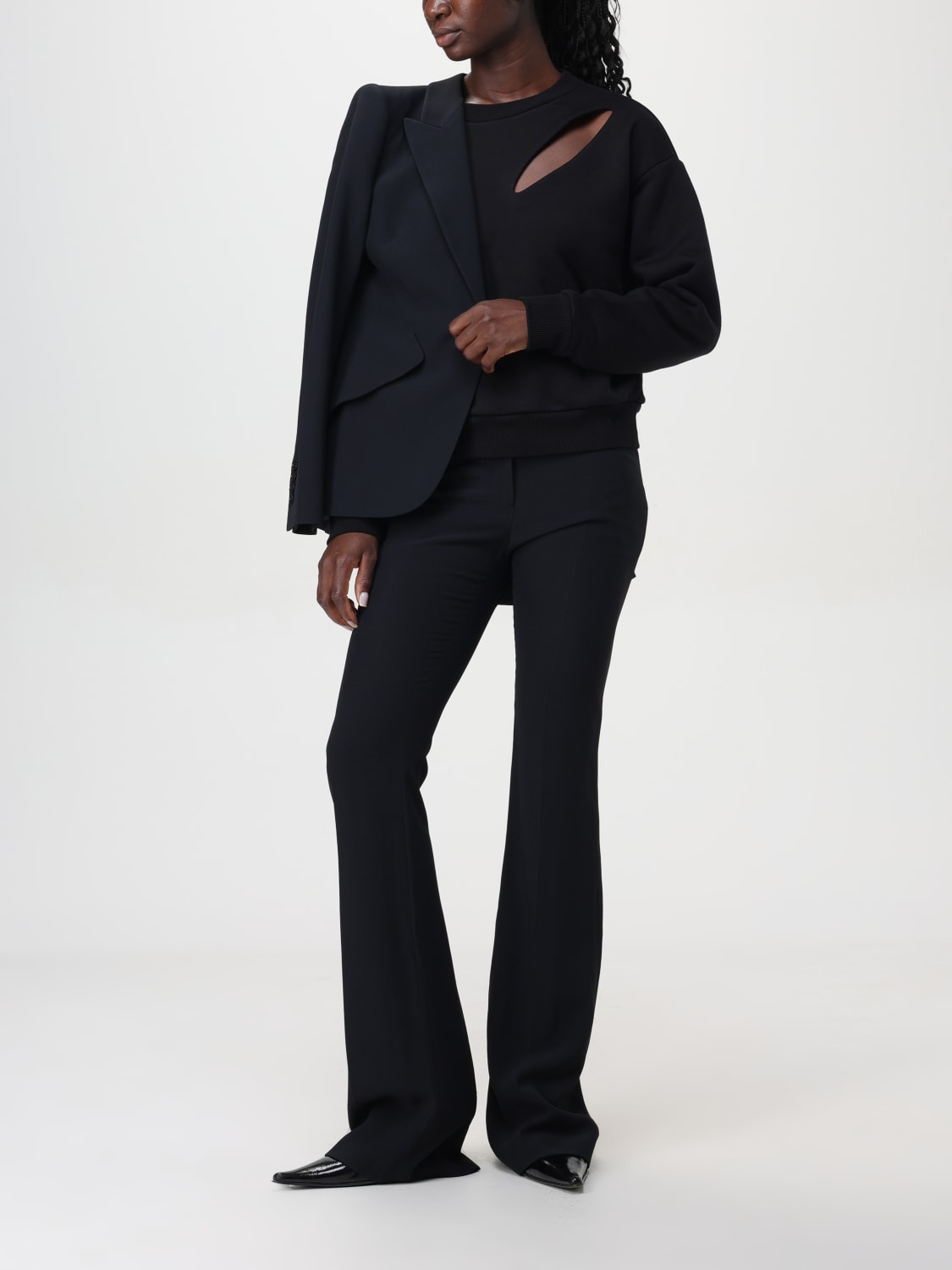 Giglio Felpa Alexander McQueen In Cotone Cut-out