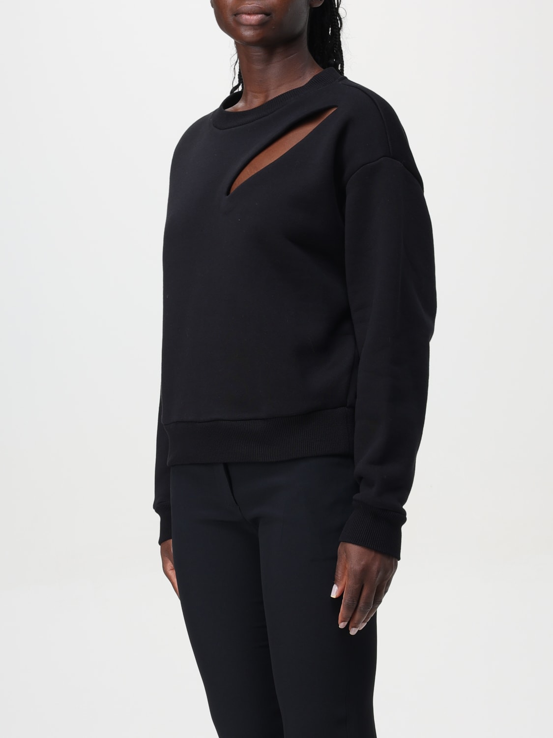 Giglio Felpa Alexander McQueen In Cotone Cut-out