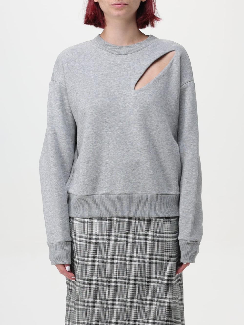 Giglio Felpa Alexander McQueen in cotone cut-out