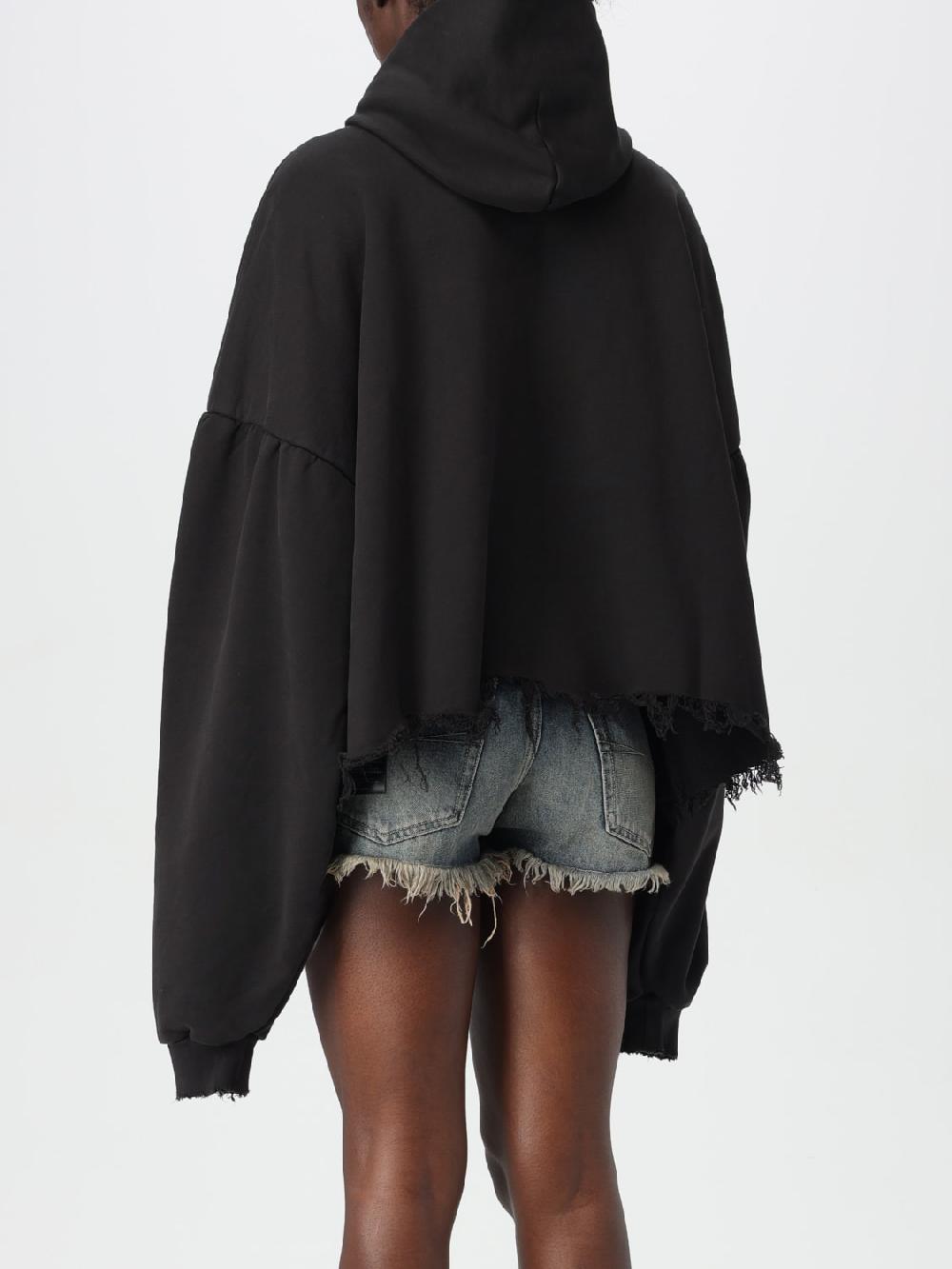 Giglio Felpa Balenciaga In Cotone Sfrangiato