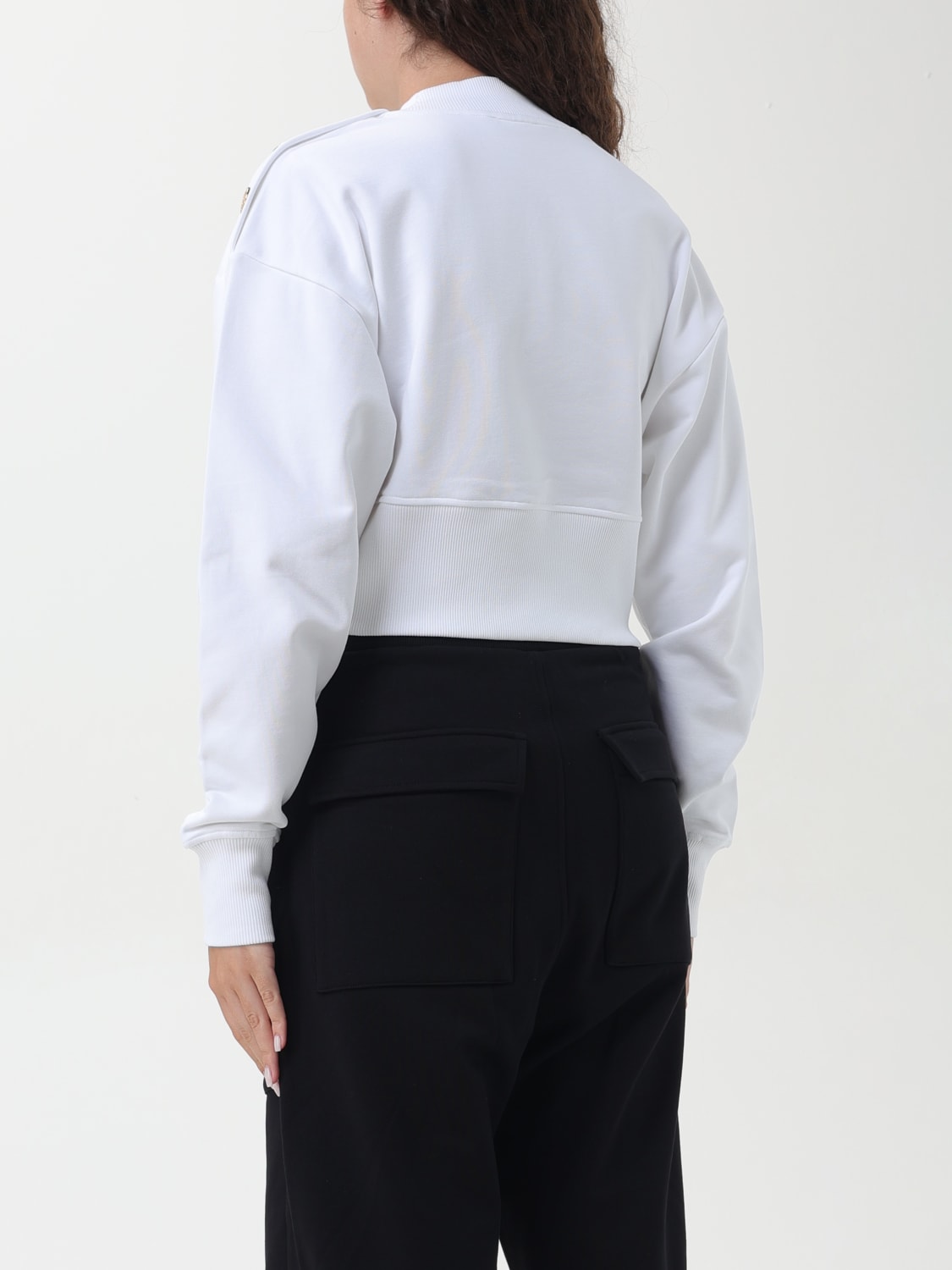 Giglio Felpa Balmain In Cotone Con Logo